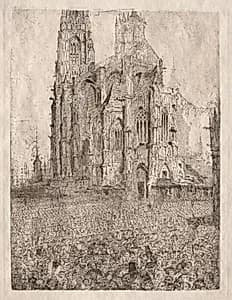 The Cathedral by James Ensor (Belgian, 1860–1949)