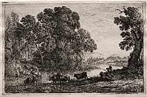 The Cowherd by Claude Lorrain (French, 1604–1682)