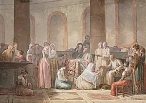The Distribution of Rosaries by Jean-Baptiste Mallet (French, 1759–1835)
