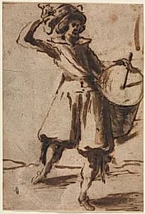 The Drummer by Jacques Callot (French, 1592–1635)