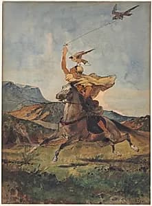 The Falconer by Eugène Fromentin (French, 1820–1876)