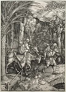 The Flight into Egypt by Albrecht Dürer (German, 1471–1528)
