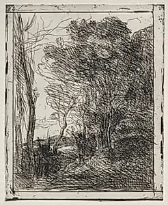 The Gallic Round by Jean Baptiste Camille Corot (French, 1796–1875)