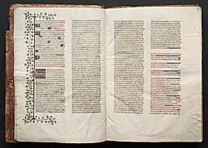 The Gotha Missal:  Fol. 4r, Text  by Master of the Boqueteaux (French)