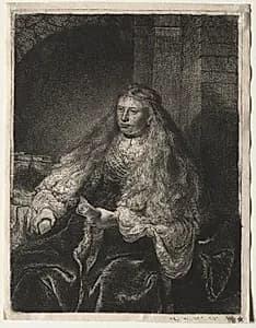 The Great Jewish Bride by Rembrandt van Rijn (Dutch, 1606–1669)