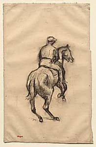 The Jockey by Edgar Degas (French, 1834–1917)
