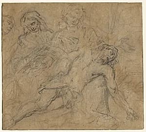 The Lamentation by Gaspar de Crayer (Flemish, 1584–1669)