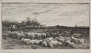 The Large Sheepfold by Charles François Daubigny (French, 1817–1878)