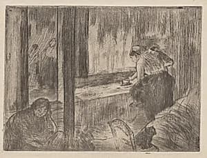 The Laundresses by Edgar Degas (French, 1834–1917)