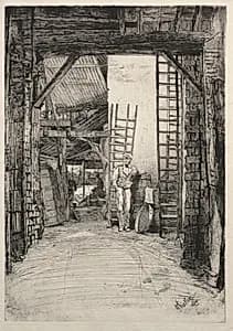The Lime-burner by James McNeill Whistler (American, 1834–1903)