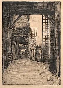 The Lime-burner by James McNeill Whistler (American, 1834–1903)