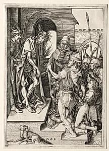 The Passion: Ecce Homo by Martin Schongauer (German, c. 1450–1491)