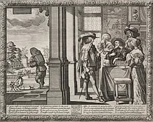 The Prodigal Son by Abraham Bosse (French, 1602–1676)