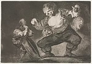 The Proverbs:  Simpleton by Francisco de Goya (Spanish, 1746–1828)