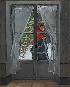 The Red Kerchief by Claude Monet (French, 1840–1926)