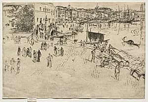 The Riva, No. 1 by James McNeill Whistler (American, 1834–1903)