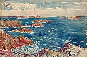 The Rocky Seashore by Maurice Prendergast (American, 1858–1924)