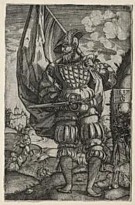 The Standard-Bearer by Master F. G. (German)