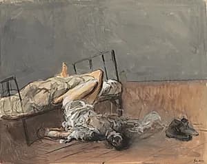 The Suicide by Jean Louis Forain (French, 1852–1931)