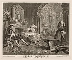 The Tête à Tête by William Hogarth (British, 1697–1764)