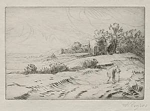 The Tower by Alphonse Legros (French, 1837–1911)