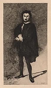 The Tragic Actor by Edouard Manet (French, 1832–1883)