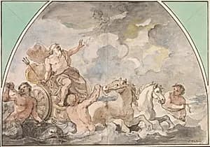 The Triumph of Neptune by Charles Joseph Natoire (French, 1700–1777)