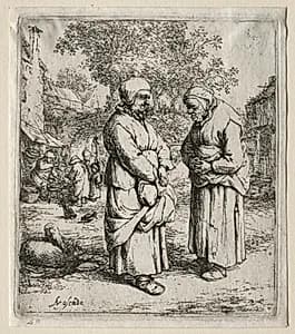 The Two Gossips by Adriaen van Ostade (Dutch, 1610–1684)