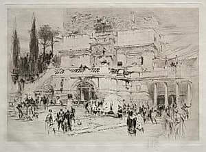 The Villa Quintillii by William Walcot (British, 1874–1943)