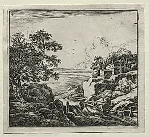 The Waterfall by Herman Naiwincx (Flemish, c. 1624–after 1651)