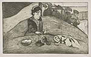 The Woman with Figs by Paul Gauguin (French, 1848–1903)