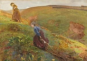 The Wood Gatherers by John William North (British, 1842–1924)