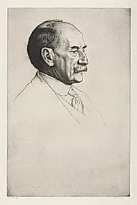 Thomas Hardy, Facing Right by William Strang (British, 1859–1921)