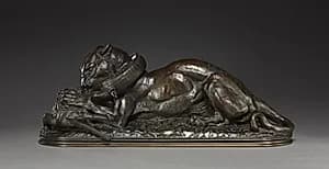 Tiger Devouring a Gavial