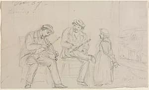 Tuning by William Sidney Mount (American, 1807–1868)