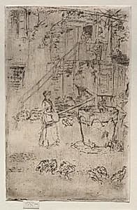 Turkeys by James McNeill Whistler (American, 1834–1903)