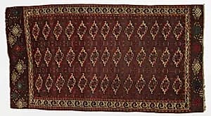 Turkmen Main Carpet by Unknown Artist