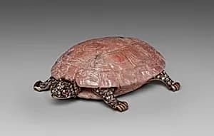 Turtle Bell Push by House of Fabergé (Russian, 1842–1918)