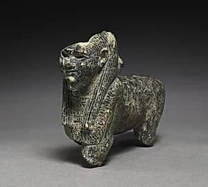 Tutu as Sphinx by Unknown Artist