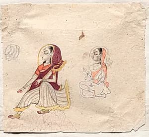 Two Women by Unknown Artist