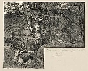 Une Chasse au Mont Gérard by Auguste Louis Lepère (French, 1849–1918)