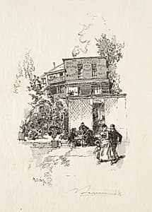 Une Guinguette by Auguste Louis Lepère (French, 1849–1918)