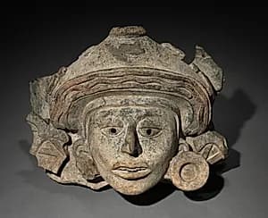 Urn Figure Head Fragment by Unknown Artist