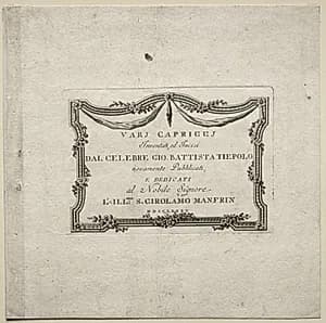 Various Caprices by Giovanni Battista Tiepolo (Italian, 1696–1770)