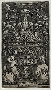 Vase Orné d'Enfans by Hans Sebald Beham (German, 1500–1550)