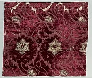 Velvet Fragment by Unknown Artist