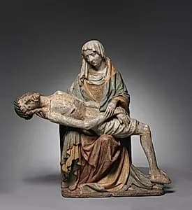 Vesperbild (Pietà) by Master of Grosslobming (Austrian)