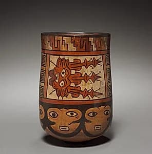Vessel with Female Faces by Unknown Artist