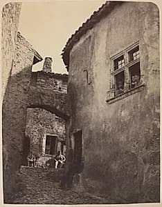 View of a Village by Domini (French, 1829–1895)
