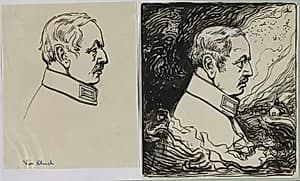 Von Kluck by Auguste Louis Lepère (French, 1849–1918)